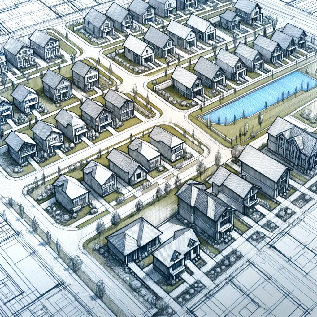 Thatwas1's tweet photo. Quaint Inner Precinct

Architectural plans for a suburban neighborhood, all created using AI. Showcasing the draft plans, along with interior and exterior concept art.

@CreatorLNX https://t.co/F0NpmuKzwj