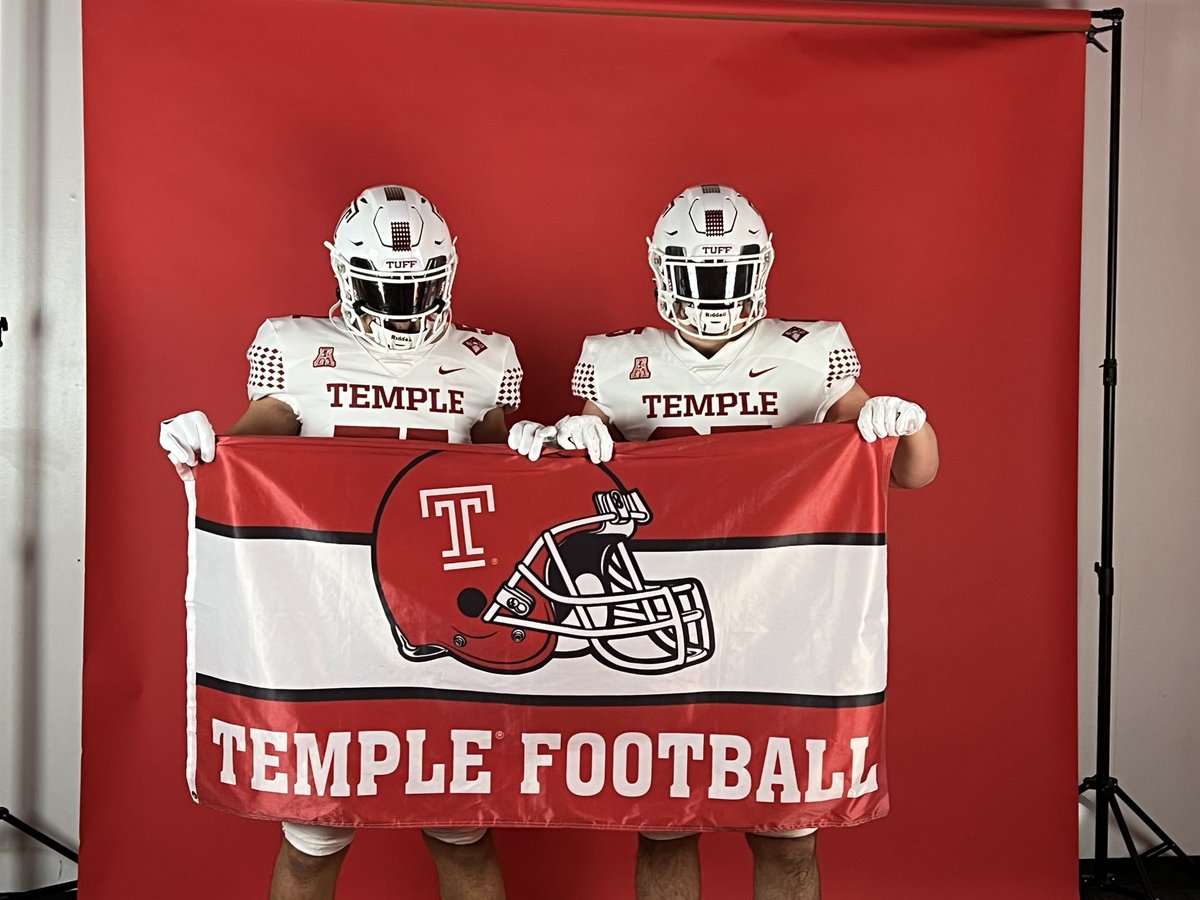 chisholm_braden's tweet image. Had a amazing official visit at Temple University this weekend! Thank you so much to @CoachWiesehan @StanDraytonTU and the Temple staff for an amazing time! You guys run a first class football program.
