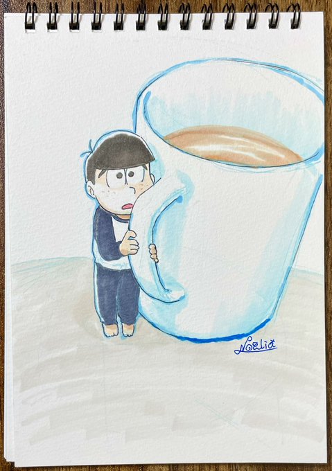 「brown hair coffee」 illustration images(Latest)