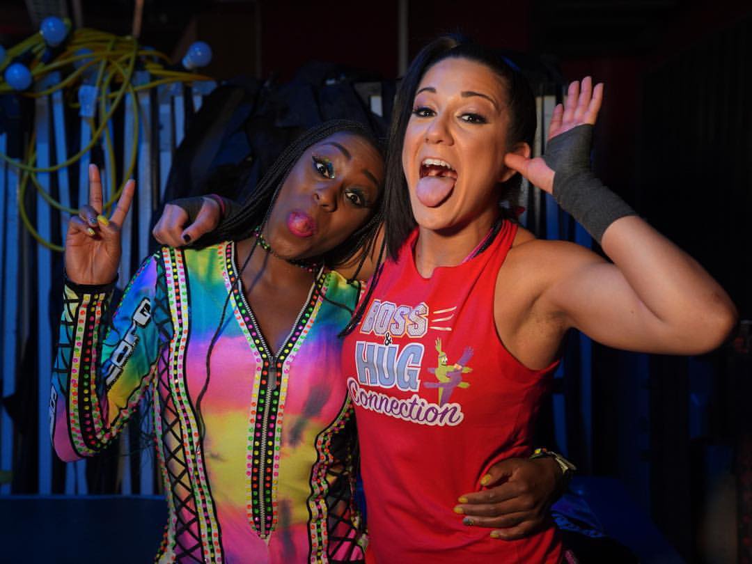 blisstatements's tweet photo. Tonight TWO new Iron Woman records were set in the Women’s #RoyalRumble match by Bayley and Naomi.

The Top 3 records:
1. Bayley — 1:03:03
2. Naomi — 1:02:10
3. Rhea Ripley — 1:01:08 https://t.co/pYp4R6124U