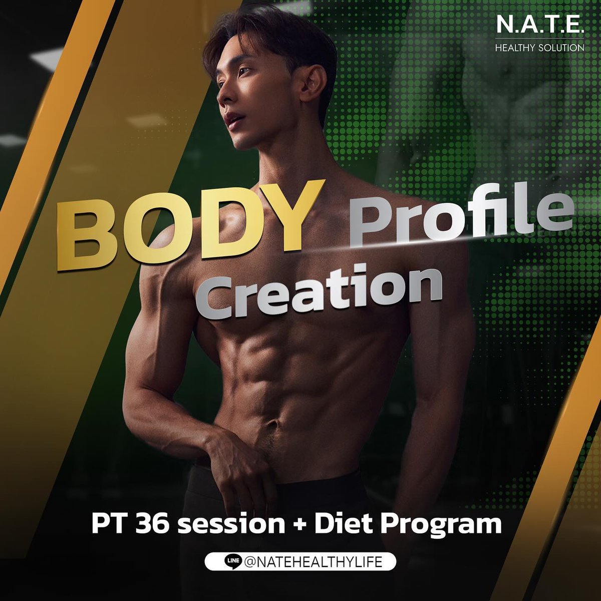 Repost nat_thew
วันนี้ผมภูมิใจนำเสนอ คอร์สใหม่ ปี 2024 💪📸
“Body Profile Creation” 
โปรแกรม PT on-site ทั้งหมด 36 session พร้อมการให้คำปรึกษาและดูแลเรื่องโภชนาการ สู่เส้นทางการถ่าย Body Profile สตูดิโอประเทศเกาหลี ...
สนใจแอดไลน์ 
@NATEHEALTHYLIFE
คลิก shop.line.me/@natehealthyli…