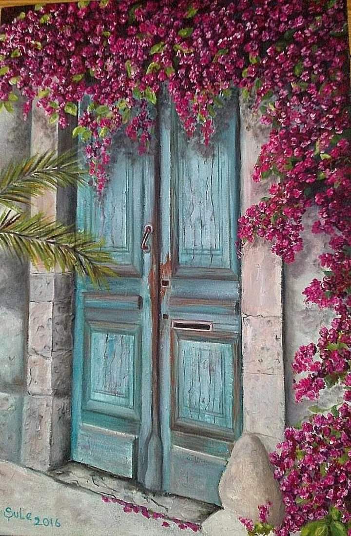 لا تعتقد أنها مجرد أبواب خشبية متهالكة ...
أنها عبق الماضي الجميل... 💙