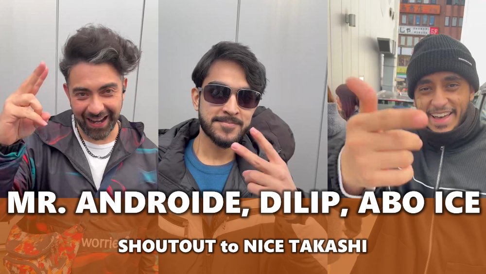 Mr. AndroideとDilipとabo iceにShoutoutいただきました🔥🔥🔥
※環境音はご容赦ください

youtu.be/IgahU-S2EXg