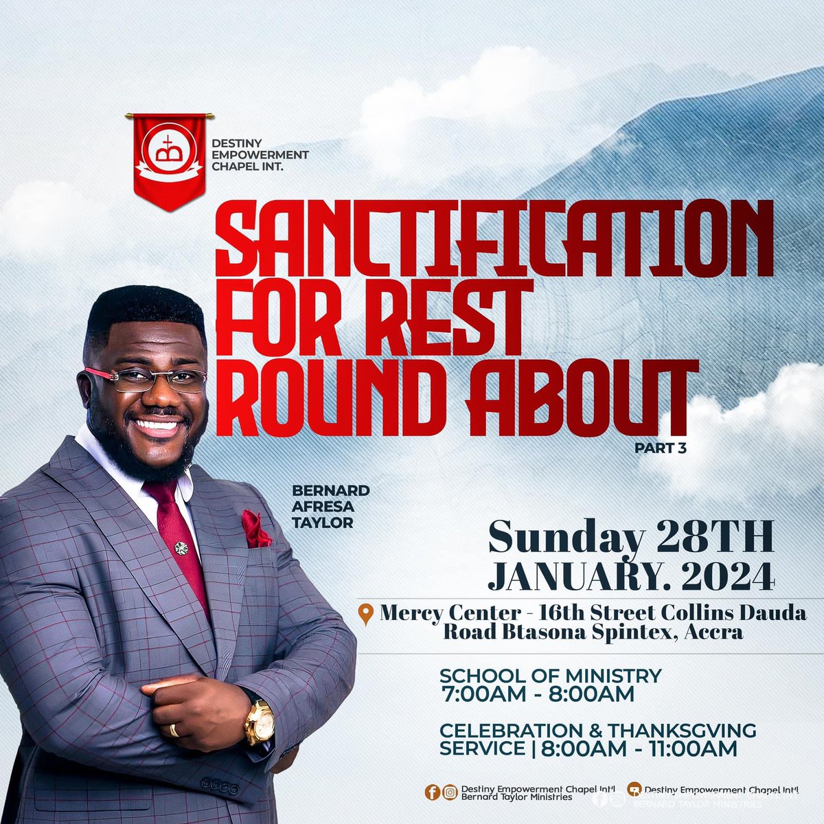 AfresaTaylor1's tweet photo. You will encounter God’s Power this SUNDAY 7AM like never before. Don’t be left out! Invite somebody! #ThePreachingProphet #honorisourblood @followers @highlight https://t.co/WyWyZiG9JT
