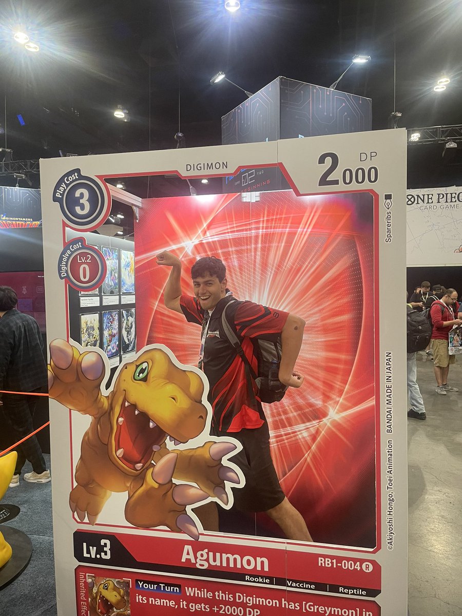 kostasspanou's tweet photo. Enjoying my time at BSS World champs and Bandai TCG fest #BCGfest https://t.co/0uSTXmOCS5