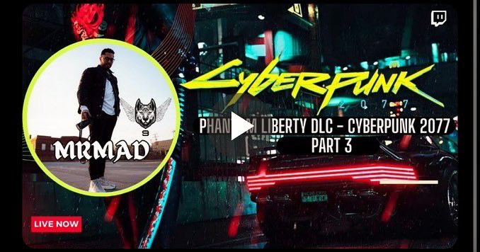 MrMAD_9's tweet photo. 🔴MRMAD9🐲@CyberpunkGame LIVE:  https://t.co/hctLuWAPQ1 https://t.co/ZK1ebwaICZ