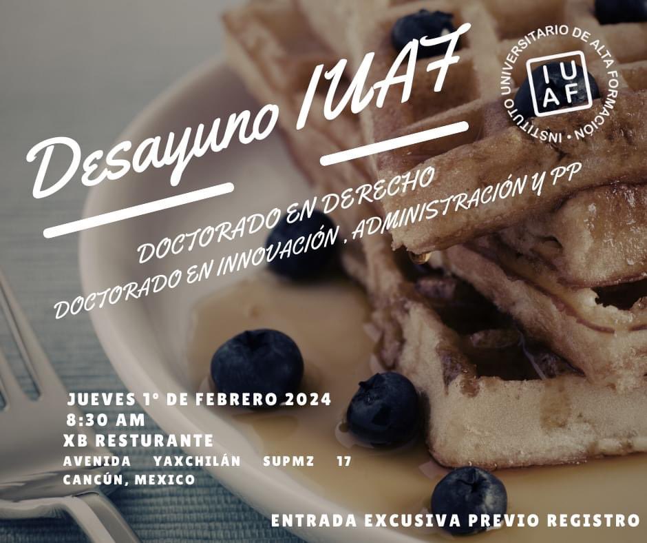 #Innovacciona #cancun conoce un posgrado diferente; #IUAF 7 años transformando