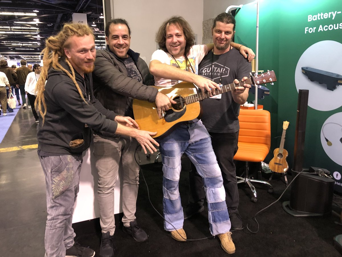 MiSiMySound's tweet photo. Boy, what a great occasion! @andrewgorny @sandronorton Thomas Leeb Mario Parizek at our booth 5918 at #NAMM2024 !
#namm #thenammshow #music #guitar https://t.co/uO2gY5iVlz