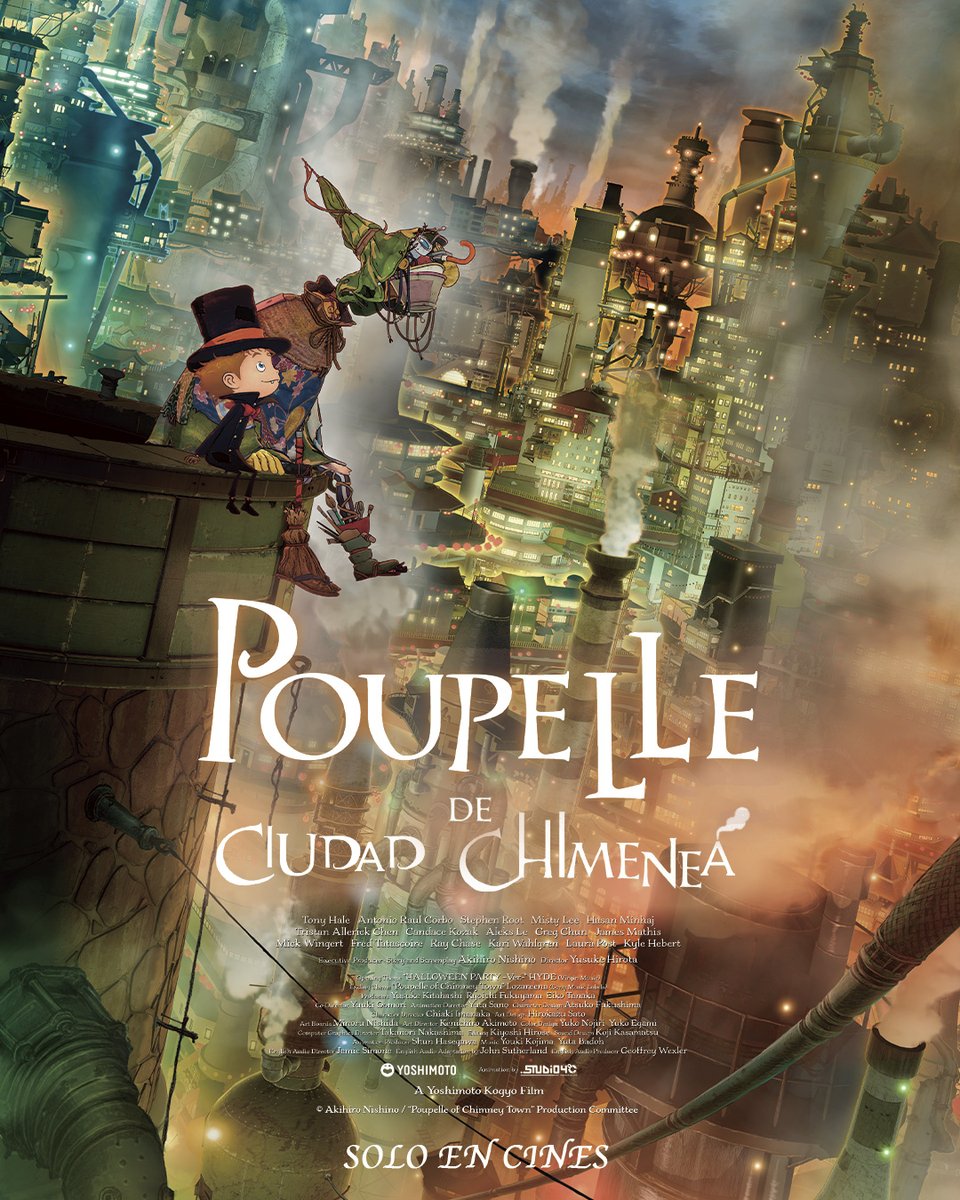 Cinemex's tweet photo. Las personas de Ciudad Chimenea no saben que existe un cielo lleno de estrellas, será misión de Lubicci y Poupelle mostrarles la verdad. Próximamente en Cinemex "Poupelle de Ciudad Chimenea". https://t.co/1yoq9zZmhy