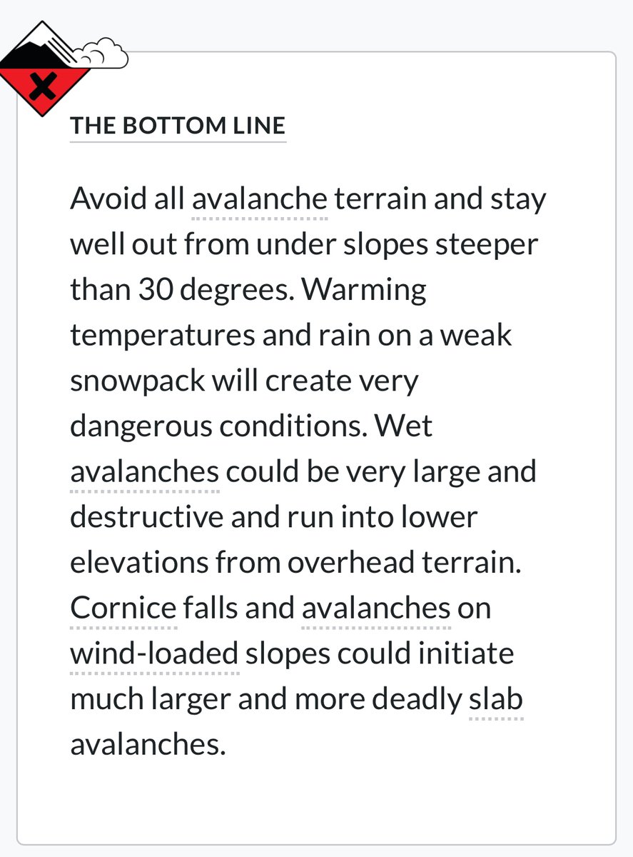 Northwest Avalanche Center tweet media