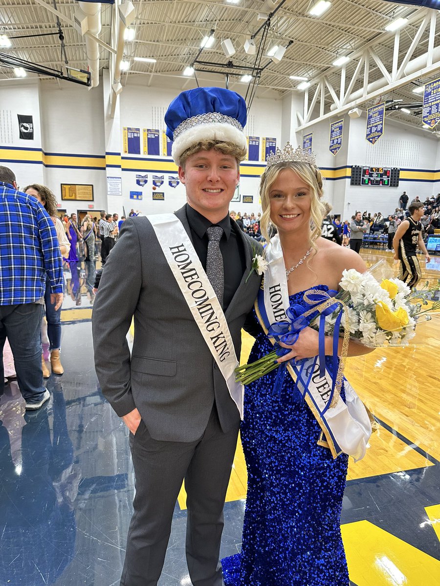 Congratulations to Ethan Scaggs &amp; Taylor Post for being named the 2024 Homecoming King and Queen! 👑