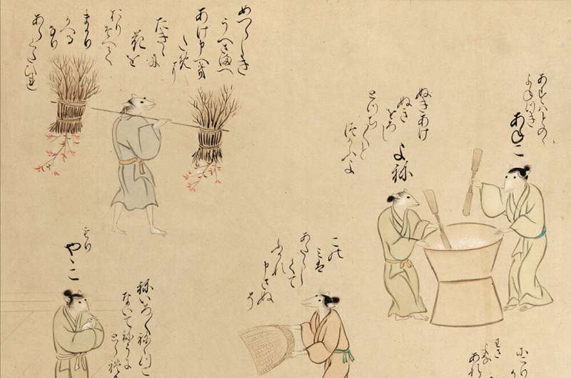 EatJapanTours's tweet photo. PHYS: Medieval Japanese Scroll Depicting Rat Wedding Banquet

"A story of a rat lord who wants to marry a human being, thus he needs a fancy wedding banquet in the style of a shogun." Cute! 🐀

https://t.co/p6yBshekZT https://t.co/SMMgnzSQpM