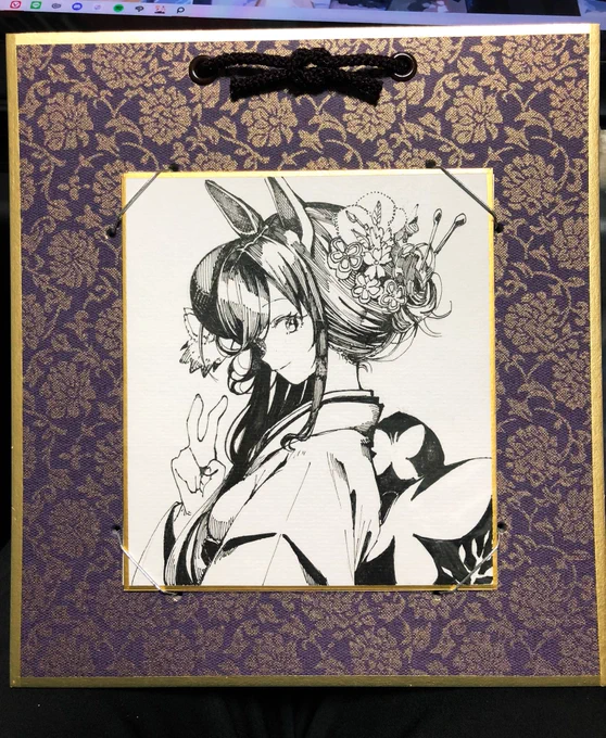 色紙できた〜 #ウマ娘 