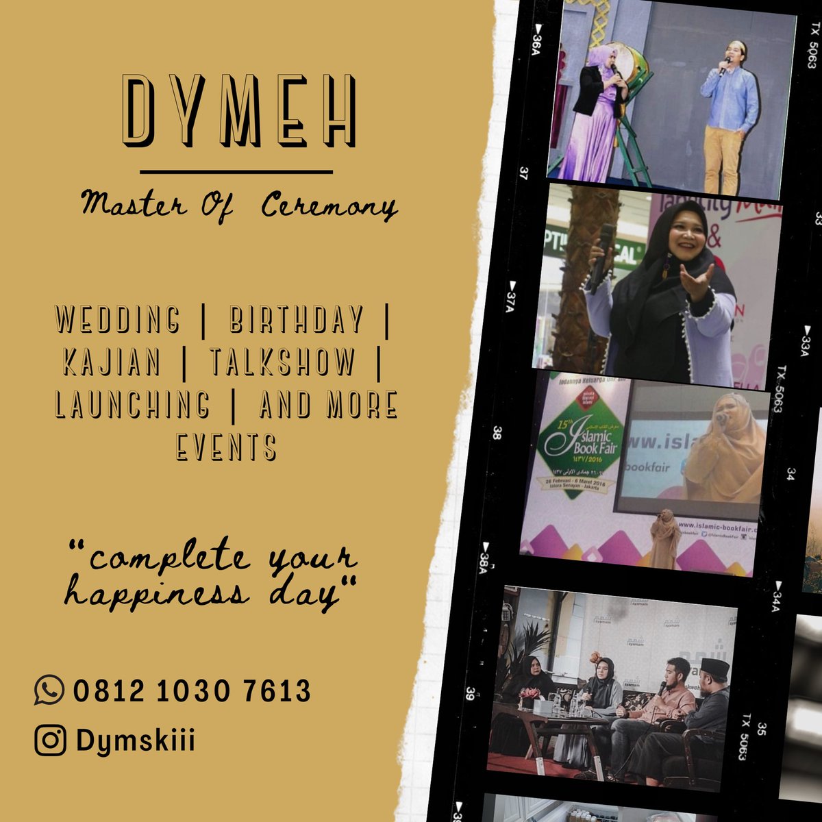 dymskiii's tweet photo. Boleh bantu RT yaa
Bagi yang butuh jasa wedding planner atau cuma butuh MC boleh contact aku
Fyi Aku MC dari tahun 2010 ❤️
#weddingplanner #MCwedding #masterofceremony https://t.co/fPXGeVZkLI