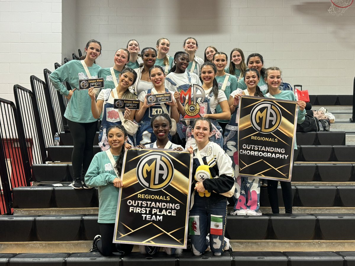 Foster Flairs Drill Team tweet media