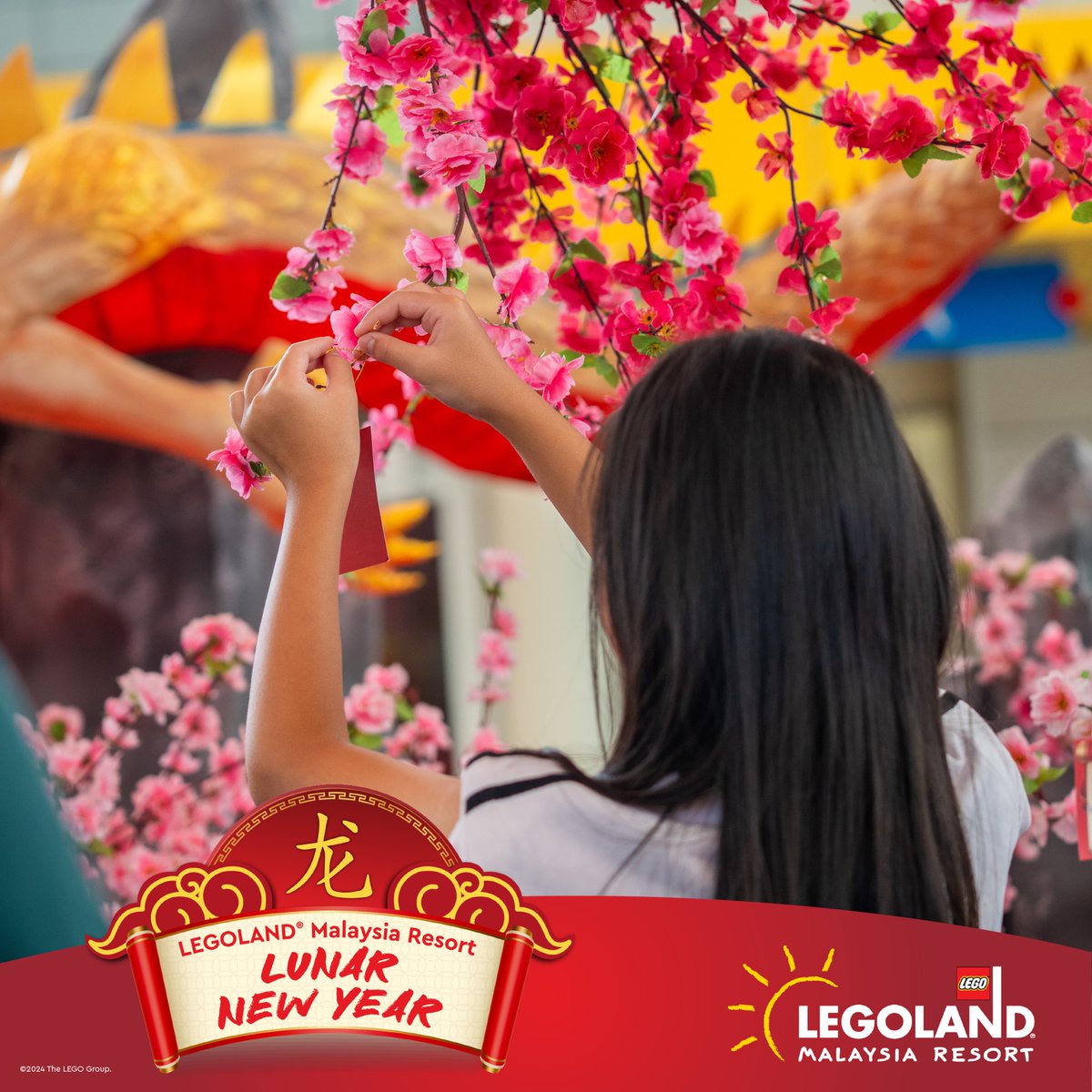LEGOLAND_MY's tweet image. What are your hopes for the Year of the Dragon? Embrace the Dragon Year at LEGOLAND Malaysia Resort as NINJAGO Unites for an unforgettable Lunar New Year in 2024! Starts Now! 🐉✨
Explore: legoland.com.my/explore/shows-… 
#LunarNewYear2024 #NINJAGOUnites #LLMR #LNY24NINJAGO