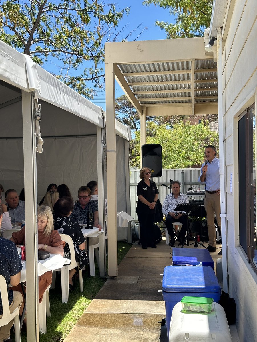 Great to join the Port Adelaide Greek Orthodox Community and local legend Alexandra Vakitsidis OAM for the annual Australia Day BBQ Fundraiser for the Hospital Research Foundation. Funds raised will go towards a very important cause - thank you Alexandra for an amazing event!