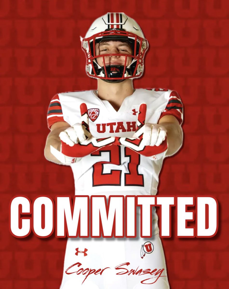 Cooper Swasey (@cooperswasey) on Twitter photo Blessed to say I’ve committed to the University of Utah! Thank you to my parents, coaches, and my Father in heaven for helping me on this journey! Go Utes! <a href="/RSNBUtes/">Morgan Scalley</a> <a href="/MasonYellicoUT/">Mason Yellico</a> <a href="/CoachDurrant/">Coach Durrant</a> <a href="/lionfootballPHS/">Payson High School Football Official</a> <a href="/AlphaRecruits15/">Will Snowden</a> Blessed to say I’ve committed to the University of Utah! Thank you to my parents, coaches, and my Father in heaven for helping me on this journey! Go Utes! <a href="/RSNBUtes/">Morgan Scalley</a> <a href="/MasonYellicoUT/">Mason Yellico</a> <a href="/CoachDurrant/">Coach Durrant</a> <a href="/lionfootballPHS/">Payson High School Football Official</a> <a href="/AlphaRecruits15/">Will Snowden</a>
