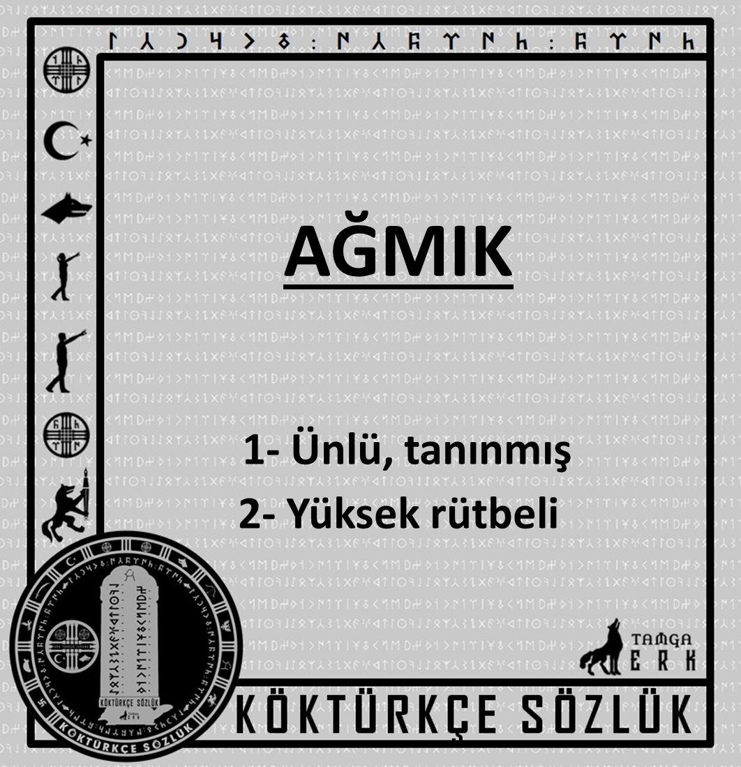 KÖKTÜRKÇE SÖZLÜK tweet media