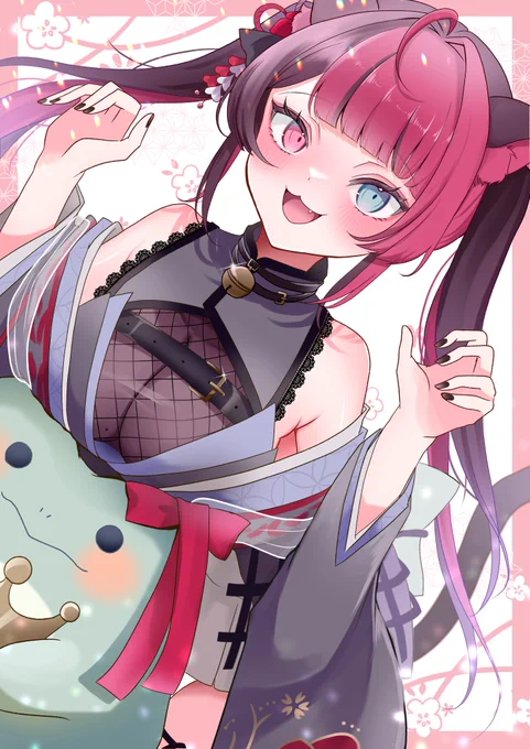 【Skeb】山河椿様のお姿描かせていただきました!ありがとうございました#つばきんアート #Skeb #Commission  
