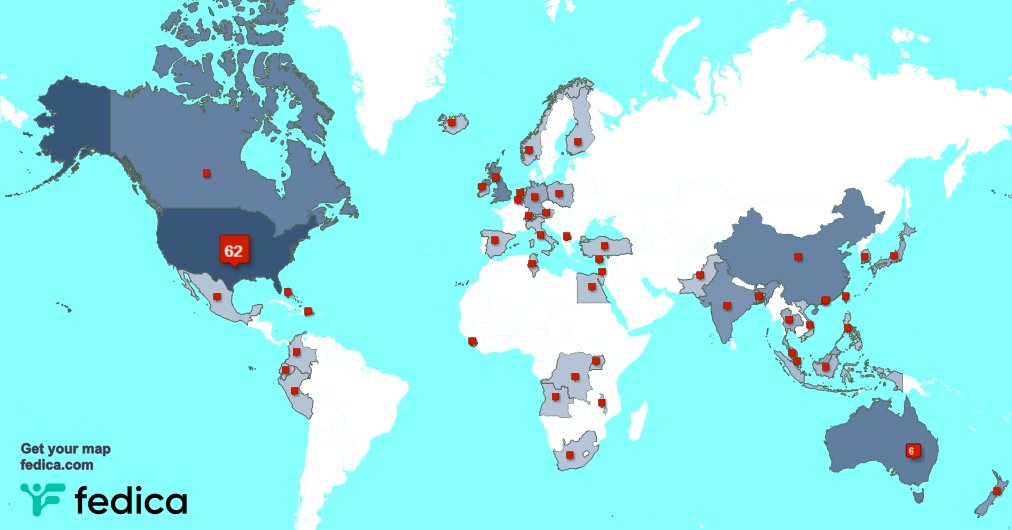 I have 8 new followers from USA, China, and more last week. See fedica.com/!Johnnie_Jiao