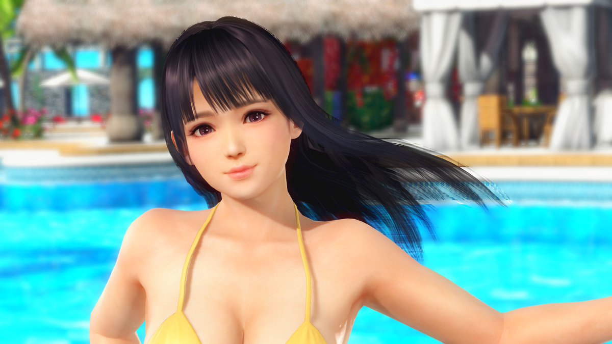 今回のイベントでコインが増えたので、ようやくこはるのロングヘアーを交換できました #DOAXVV #ブイブイ #こはる