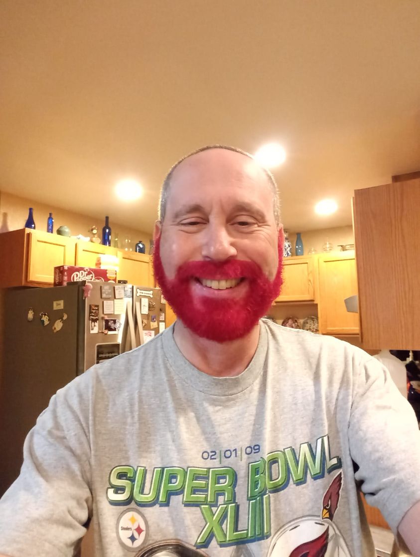 DKMCF1's tweet photo. @TiffanyTothxoxo How do you feel about my Pinkbeard? Done each year for the month of October https://t.co/Axz7YbWu36