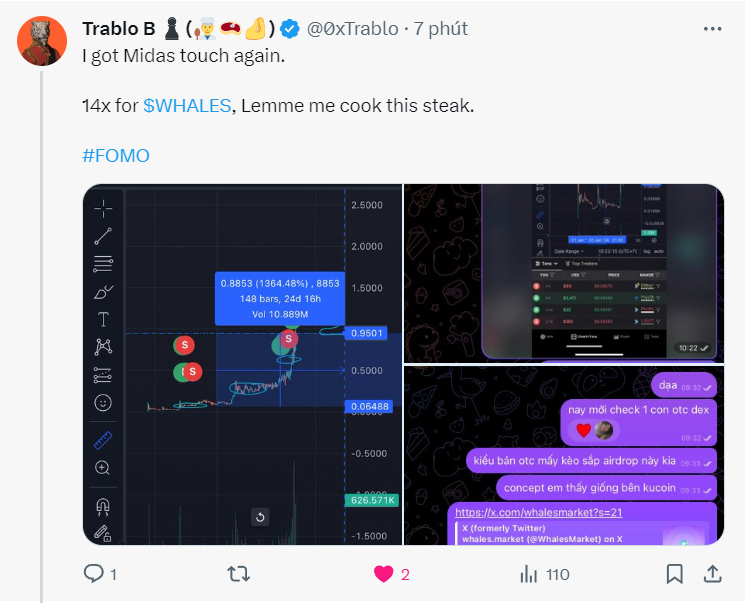 Các bạn #Fomo intern tìm gem và trade thực sự rất đỉnh.
Sắp tới mình vào giai đoạn nghỉ tết nên sẽ ít online. Ai muốn vào nhóm telegram để được chia sẻ kiến thức, săn gem, chạy node, play to earn, long/short với các bạn đó thì repost và điền vào form