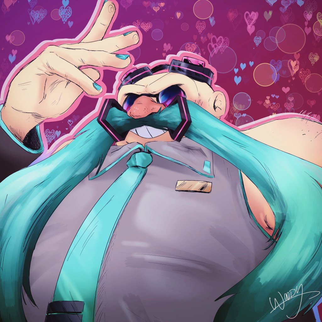 since Hatsune Miku is everywhere rn have Eggman Miku.