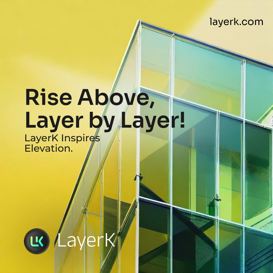 🚀📷 In every layer, there's an opportunity to rise higher. LayerK is not just a brand; it's an inspiration to ascend, transform, and conquer new heights. Elevate your spirit with the layers of endless possibilities!   #LayerK #RiseAbove #ElevateYourself
