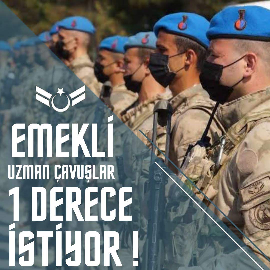 <a href="/alitilkici38/">Ali Tilkici 🇹🇷</a> <a href="/RTErdogan/">Recep Tayyip Erdoğan</a> <a href="/dbdevletbahceli/">Devlet Bahçeli</a> <a href="/UlviYonter/">Dr.İzzet Ulvi YÖNTER</a> Sayın başkanım <a href="/RTErdogan/">Recep Tayyip Erdoğan</a> 45 yaş nedeniyle çalıştırılmayarak 2.nci ve 3.üncü derecelerde RESEN emekli edilen asgari ücret altında maaş alan geçim sıkıntısı yaşayan.3600 ek göstergeden yararlanamayan TSK'nın ilk #UzmanÇavuş'ları
Seyyanen #BirDerece istiyor
<a href="/dbdevletbahceli/">Devlet Bahçeli</a>