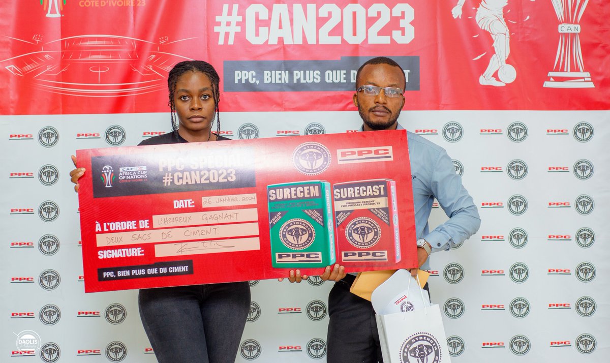 PpcProduits's tweet image. Nos gagnants des concours pronostics sur les matchs des léopards ont été couronnés ce vendredi 26/01/2024.

Voici en image la cérémonie de remise des prix à nos gagnants.

N&apos;attendez pas, participez à notre concours et soyez le prochain gagnant.

#Can2023 #ConcoursPronostics