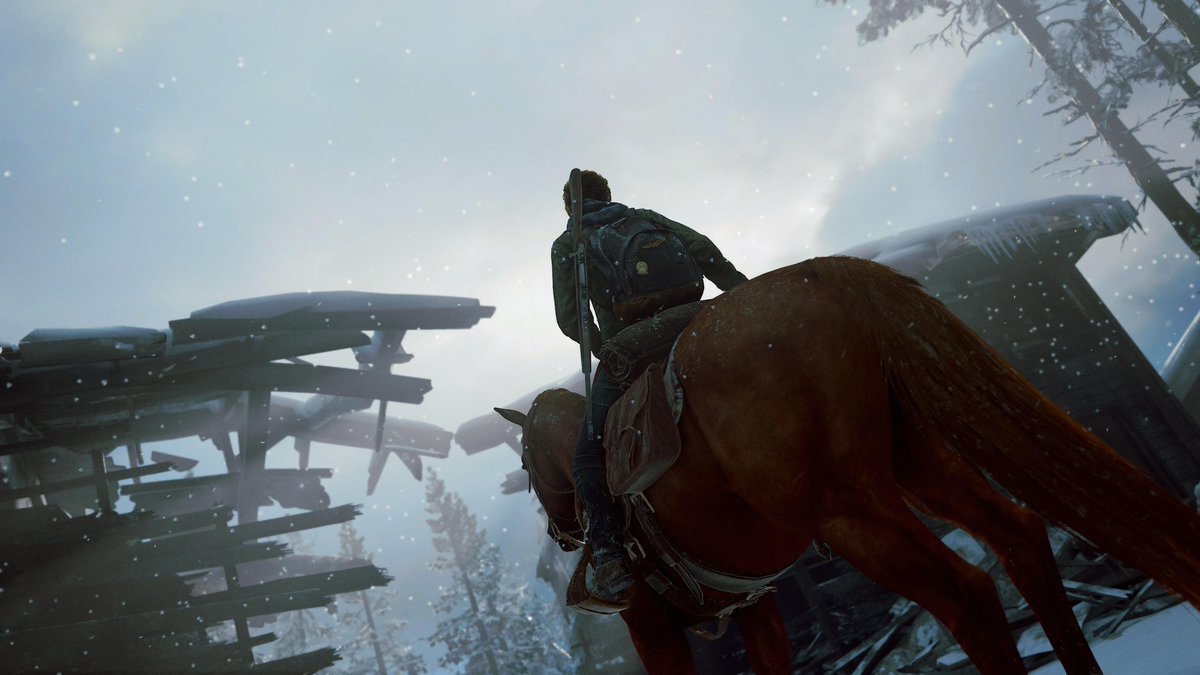Juvigam's tweet photo. Horse riding 🏇 

Game: The Last of Us part II
Platform: PS5

#thelastofus
#thelastofuspart2
#tlou
#tlou2
#virtualphotography 
#vp
#virtualphoto 
#playstation 
#photomode 
#screenshot 
#psshare 
#psblog 
#photo 
#ps4 
#ps5 
#virtualphotographers 
#gamephotomode https://t.co/tRr4bbqCND