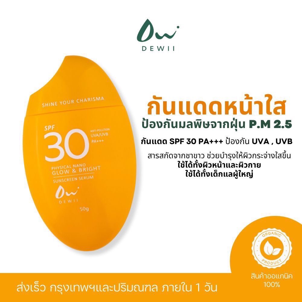 กันแดดหน้าใส ช่วยปกป้องมลพิษด้วย ช่วงนี้ฝุ่นกทม.ยิ่งเยอะอยู่ด้วย
#SunScreenDEWIIxENGFA