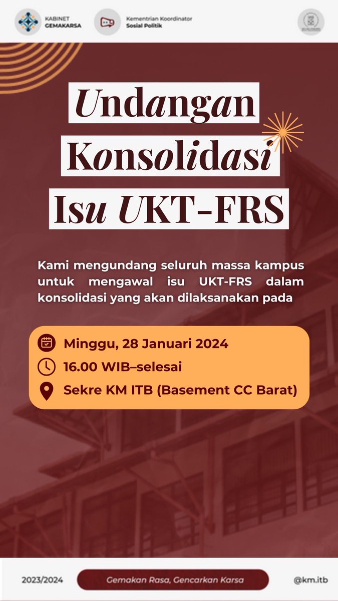 Kabinet KM ITB tweet media