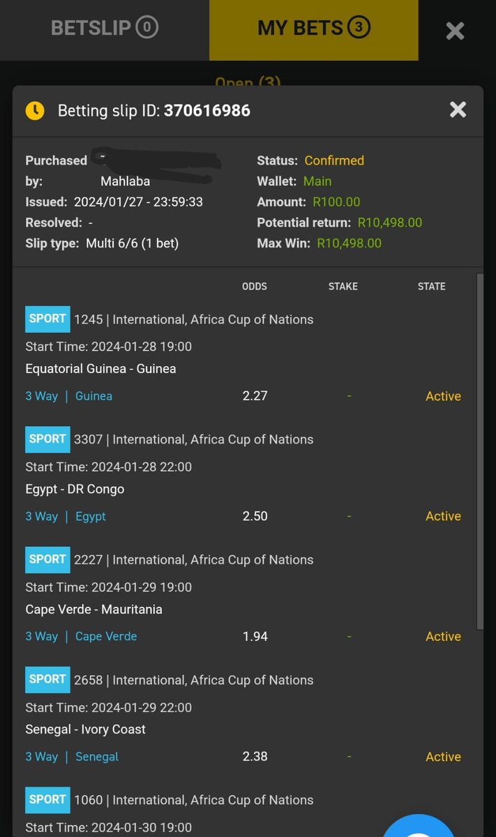 TKSoundVisual's tweet image. easybet.co.za/sign-up
Use PROMO CODE: TK50