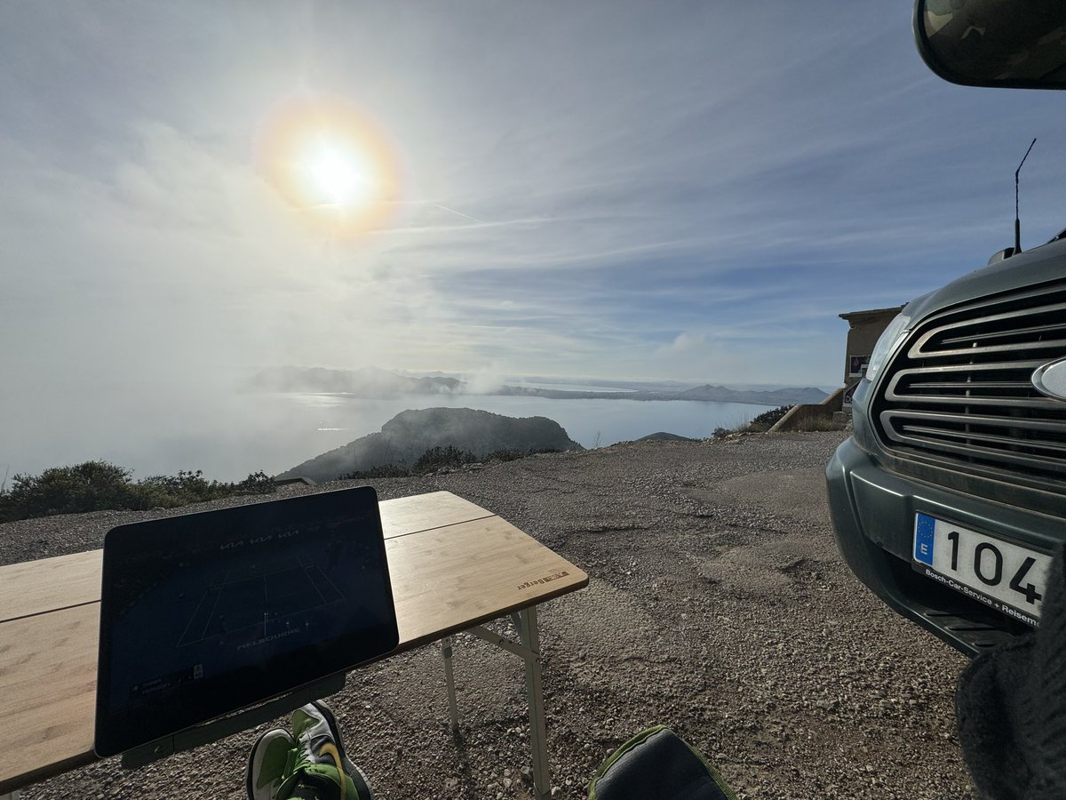Panch_EAU's tweet photo. @fernan_ruiz @alexcorretja74 @Eurosport_ES Desde Formentor, Mallorca con Jannik a tope! FORZA SINNER https://t.co/rf45xhPYE5