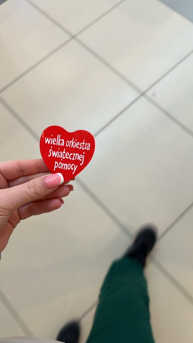 zaurocza's tweet photo. Obowiązek spełniony #MastercardGrazWOSP https://t.co/p5uXVP11be