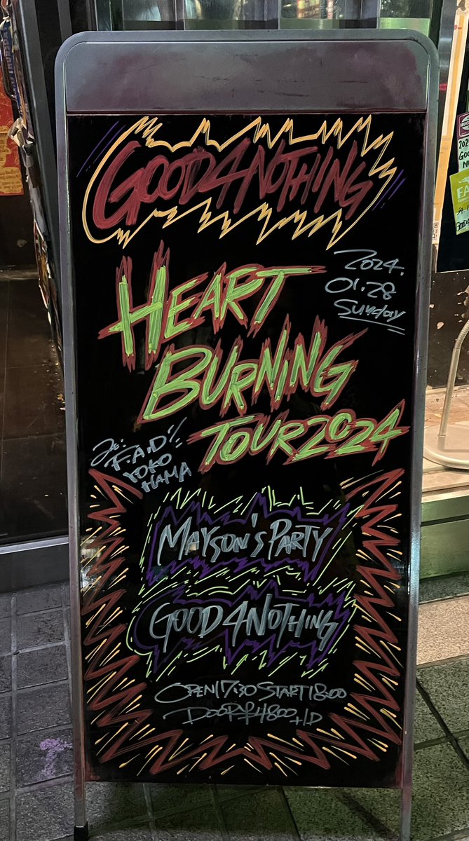 rSnTljliXsbvPe8's tweet image. ほんこち
#HEARTBURNINGTour
#good4nothing
#mayson's Party
#FADYOKOHAMA