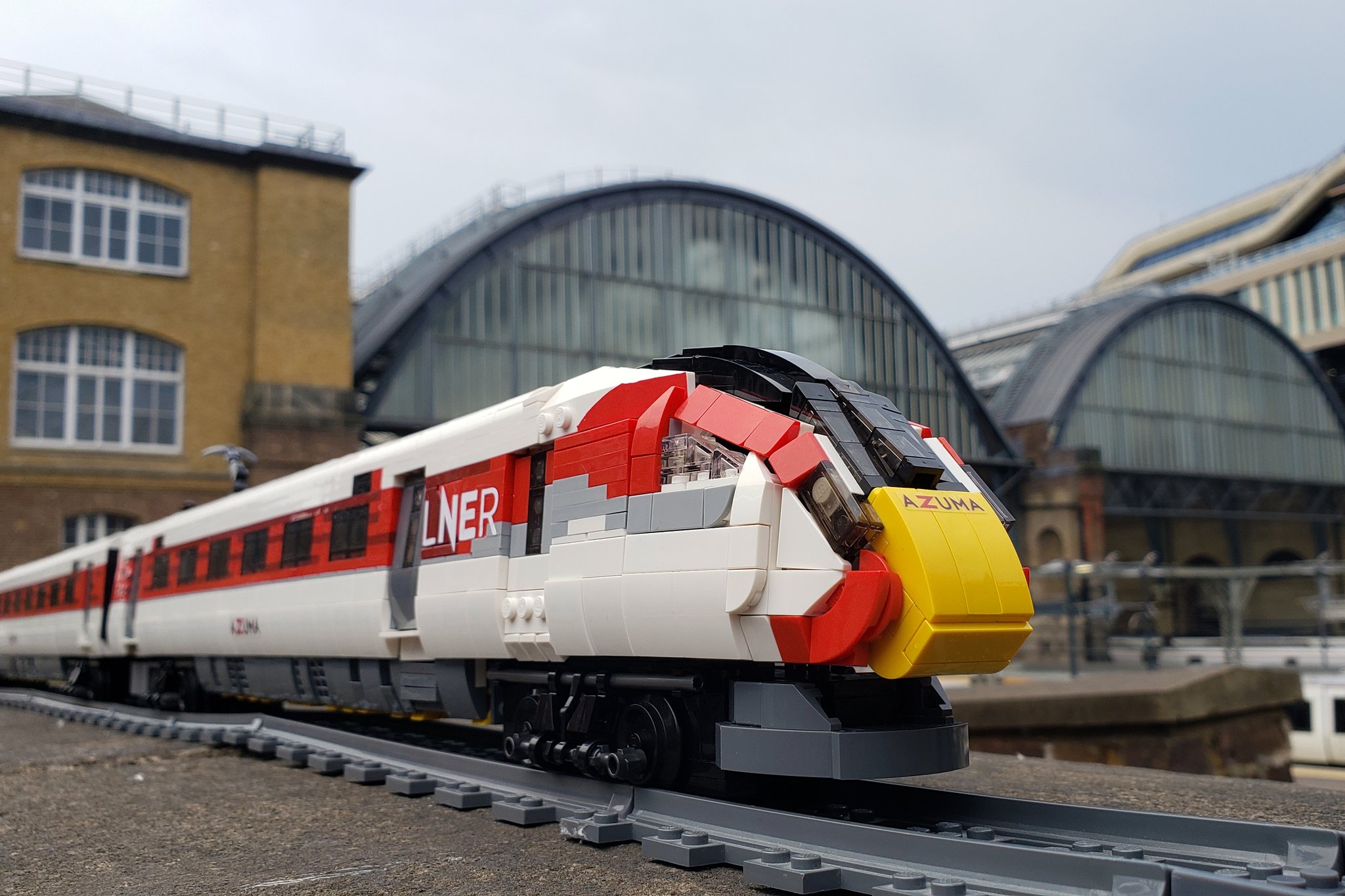 Lego virgin store train