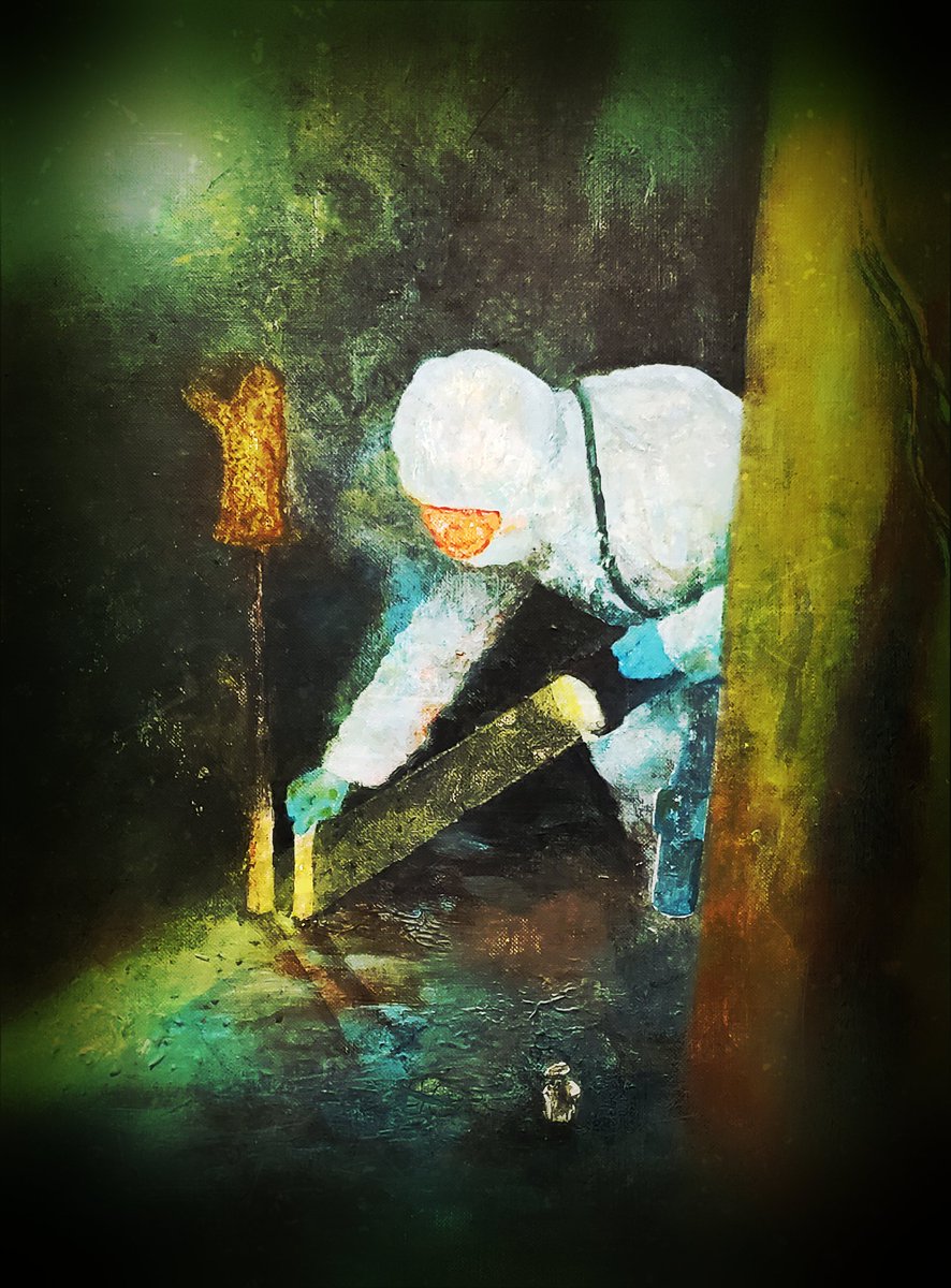PDcafargo's tweet photo. R-4: The Corridor - Variations. 2024. Original painting, scanned and modified with 2D filters and tools.
https://t.co/fHI4j5yz6u
#art #painting #digitalart #2D #Filterforge #LongEmergency #Chernobyl #Cafargo https://t.co/4Exw7nrW3O