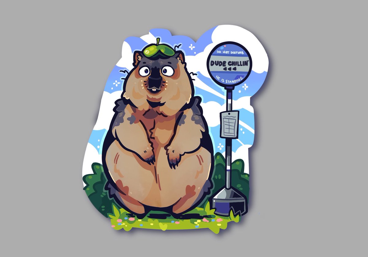 fruitosphere's tweet photo. doing a little series over on tikt0k where i draw an obscure rodent every day (for the besties out there with weird faves) and today's was a marmot! i love this creature, https://t.co/AoGCqD0Q3S