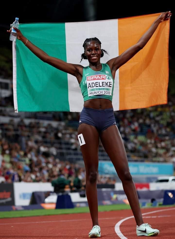 Another Nigerian daughter wins in Ireland

Rhasidat Adeleke makes a fast start to 2024 breaking two of her own Irish indoor records - ⏱️60m: 7.15 & ⏱️200m: 22.49

#blackandirish