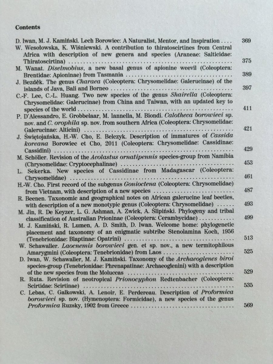 leafbeetles's tweet photo. Lech Borowiec Festschrift https://t.co/83ttjzboFJ