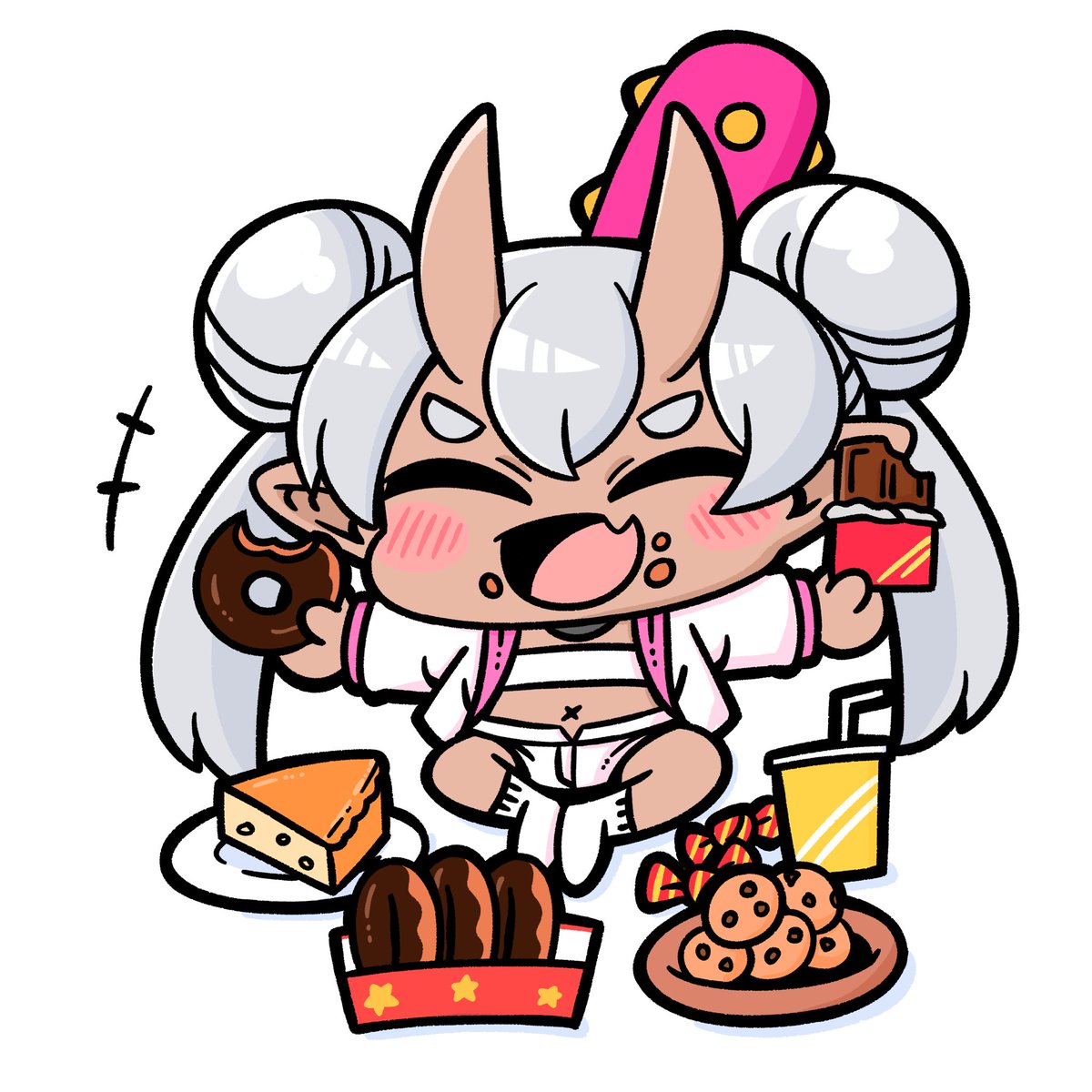 「コミッションありがとうございます٩( 'ω' )و#Skeb #Commissi」|ブラニンのイラスト