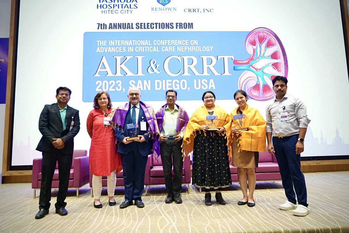 Excited to recount  as faculty at the AKI CRRT San Diego ar Hyderabad. 

With global experts Prof. Dr. Claudio Roncho,Prof Ravindra Mehta ,Prof Marlice Ostermann,Prof Dr Kounash Kashani ,Prof Dr Raghavan Murugan and many more ,the event was a hub of enriching academic dialogues.