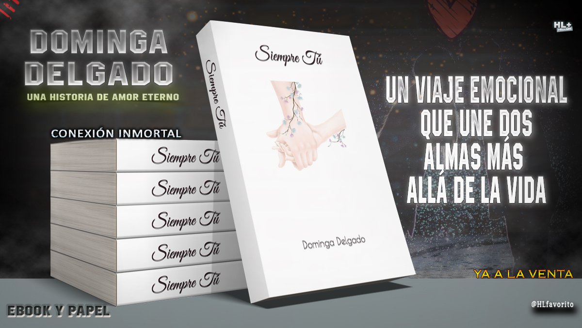 "Siempre Tú" - la continuación de una historia de amor eterno que desafía todas las barreras. Descúbrela con Dominga Delgado.

<a href="/DomingaDelgad11/">Dominga Delgado</a> 
eBook: leer.la/B0994TK1GX
Papel: leer.la/B09919GZ84

#AmorEterno #ConexiónInmortal #ÁmenseEternamente