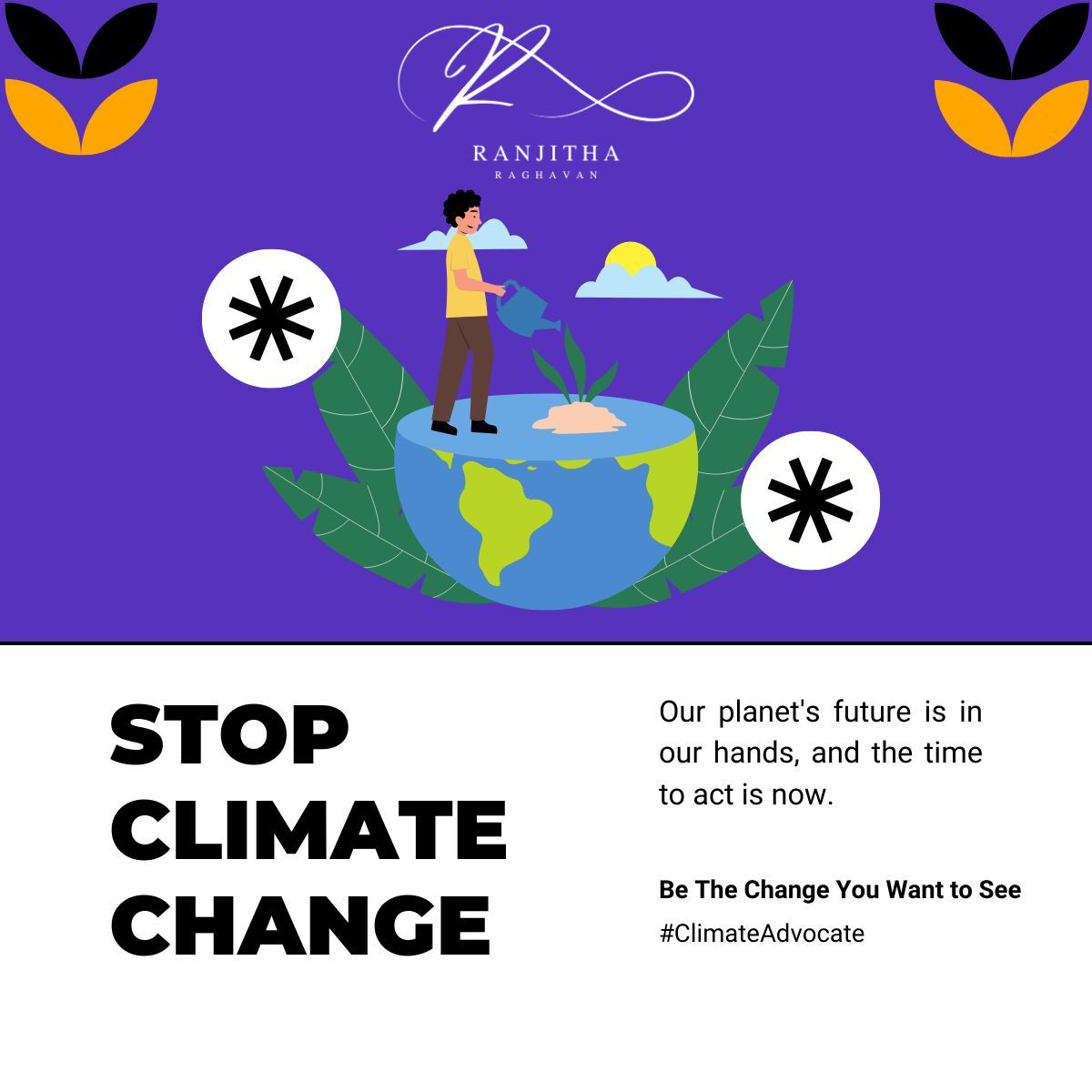 🌟 Be the Change: Every action, no matter how small, counts in the fight against climate change. Share your knowledge, take sustainable steps in your daily life, and advocate for policies that protect our planet. You become a catalyst for positive change.💪 #ClimateAdvocate