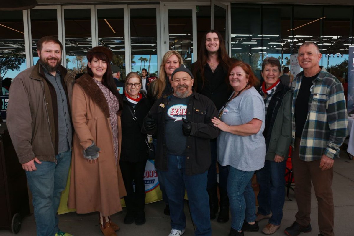 HUGE THANKS to <a href="/ScottPresler/">ThePersistence</a> for spending the week with EZAZ.org and our amazing grassroots volunteers!

We changed the trajectory of the state this week and I am so excited for the momentum of the grassroots across our state!

Our work is just beginning! Let's