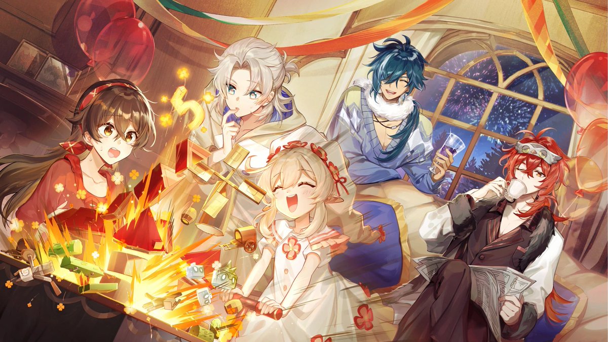 GenshinUpdate's tweet photo. 原神新春会 Genshin Impact New Year Party Countdown Artwork
5 days left!
Artwork by @ Drk告知用
Via Teyvat FanArt Group Bilibili https://t.co/GGaRltua4b
Landing page for Genshin New Year Party: https://t.co/TN7l5DjFBZ
#GenshinImpact #原神 #원신 https://t.co/pspAeA8M6V